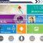 5" Android Navigation Dual Camera rearview mirror manual car camera hd dvr