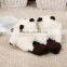 plush house slipper/plush toy slipper/adult plush indoor slipper
