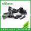 Professional Lighting LED Headlamps High Quality LED Headlights Zoom Green Color T6 LED 2*18650 Battery Rechargeable Lamp