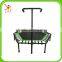 50inch hexagon fitness trampoline with handle and frame pad for adult