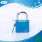 AJF New Arrival TUV Test Passed High Quality Blue Color Square Smart Love Lock With Key