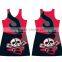 newest design hot sale polyester ladies sublimation netball dress