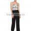 Lady's polyester plain dyed fashion pant
