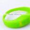 Silicon Colorful Light LED wrist band for Party and Club