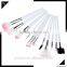 White color 12 pcs personalized high quality makeup brushes