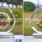 yiwu hot seller product it can be customized design Laser Cut Unique Crystal Clock