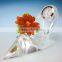 cheap small wedding favor personalized crystal clock