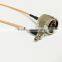 Wholesale new N male-Ts9 male right angle Pigtail Cable RG316 50-1.5 silver 20cm