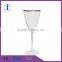 Trust wholesale custom Glassware manufacturer handicraft long stem wine glass Machine made