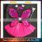 Factory sale different colors fairy wings set butterfly wings dresses