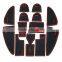 Hot sell rubber door mat for Volkswagen Lavida(low configuration) 2013-2015 12pcs/set