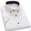100% cotton custom solid color round bottom casual man shirt