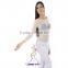 SWEGAL belly dance transparency gauze top,dance transparency training costume B13006