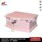 Luxury MDF high gloss wooden wind up custom song music box movements with lock key