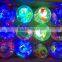 glowing led bouncy ball for child,led flashing crystal bouncy ball with colorful for children to play