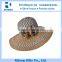 Fashion Women Large Brim Floral Straw Hat