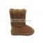 New Design Half-calf Indoor And Outdoor Snow Boot with Fur Cover