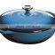 Color EC3CC33 Enameled Cast Iron Covered Casserole Carribbean Blue