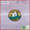 Flocking high quality bs7177 printed clothing label