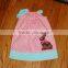 2016 Newly Arrival 100% Cotton Adorable Toddler Easter Dress Chocalate Bunny Rabbit Kids Dress