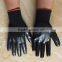 Black Nitrile Coated Gloves Household Chemical