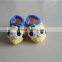 factory OEM order Hand crochet minions kids shoes indoor wool material
