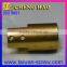 OEM Round with Drilled Holes CNC Brass barrel Nuts in two face