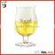 Custom gold decal tulip shaped wine/beer/champagne glass