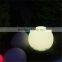 2016 HOT sale color changing and warm white wireless garden solar light ball