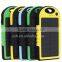 Solar power bank mobile phone solar charger for Samsung s6/7