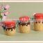 ceramic cream Conister in chocolate shape seal pot