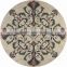 Wholesale round shape waterjet inlay home marble floor design