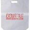 Hot sale die cut non woven bag, cheap non woven bag, die cut handle non woven shopping bag