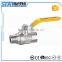 ART.1046 CW617N PN25 yellow lever handle female and female forged threaded end 1/2 1 2 inch brass natural gas ball valve price
