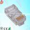 network transparent Crystal head,cat6 rj45 connector,Crystal head for Cat6