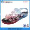 new style Women's Maryja slippers/sandals printing jelly shoes thick bottom slope Clogs