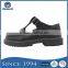 High Quality Elegant Round Toe T-Strap Girls Children Leather School Shoes for student