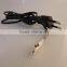 2 pin power Plug with Cable type Europe standard 2 pin Plug for laptop with C7 connector and IEC C13 for electrical appliance