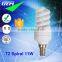 2700-6500K E14 E27 B22 T2 T3 Tube 11W Full Spiral Energy Saving Lamps