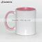 Wholesale 11oz white ceramic sublimation blank mug, sublimation mug for sublimation transfer machine