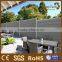 Guangzhou wood plastic composite material privacy garden fence screen