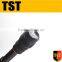 Battery Powered LED Flashlight Torch, Telescoping Retractable Work Flash Light, Spotlight & Floodlight, Magnet Base,