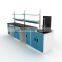 Heavy Duty School Science Dental Laboratory Side Bench with Drawers, 1800lbs Capacity 48-60'' Depth x 30-36'' Height