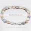 Fashion Colorful Pearl Necklace AA 20mm Coin Pearl Necklace