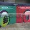 Curve shape wave tube fabric exhibition backdrop display