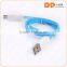 new 2016 flash LED light micro usb cable for charging