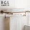 bathrooms accessories brass brush finishing towel shelf