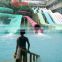 Amusement Park Equipment long water slide For Kids And Adults