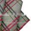 fashion design check lining fabric