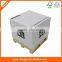4 sides print custom logo Memo Pad With Wood Pallet case Memo Cube